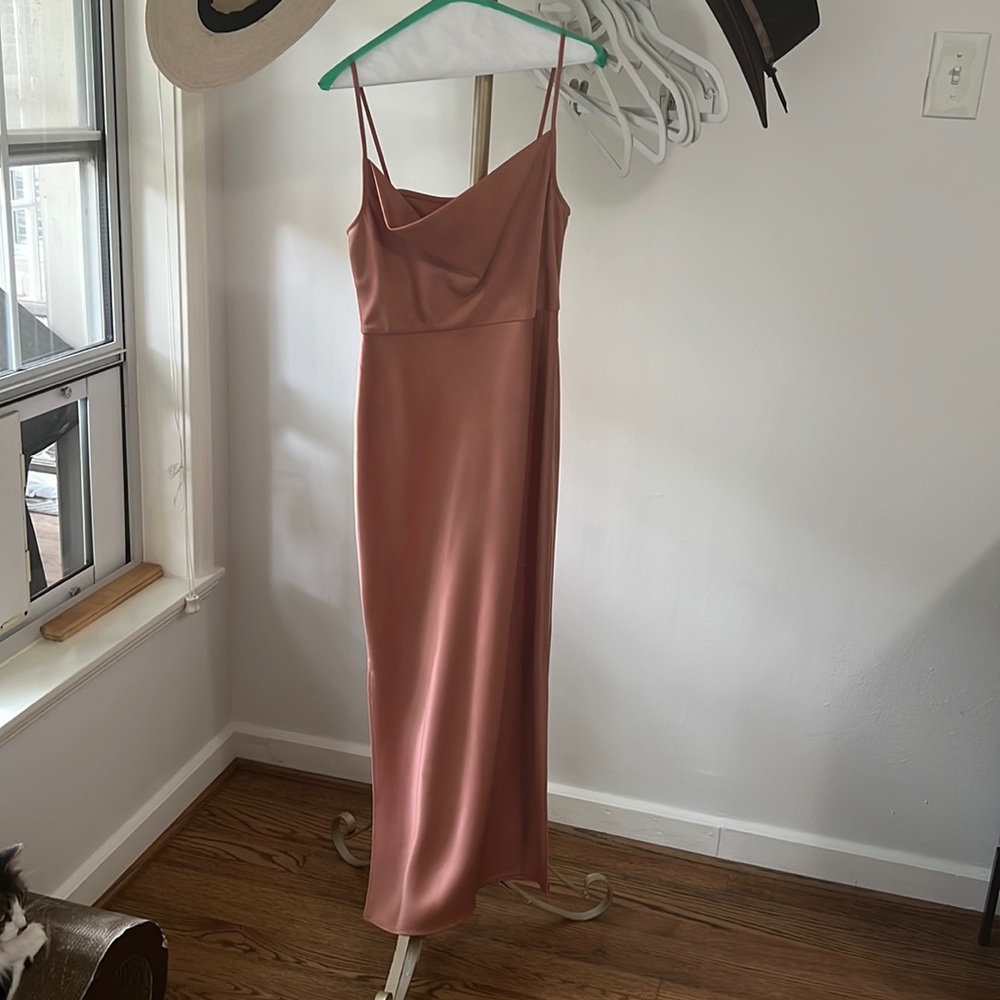 Sachin and Babi sonoma sunset bridesmaid dress